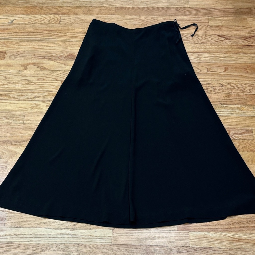 Ann Demeulemeester Black A-Line Skirt With Pockets